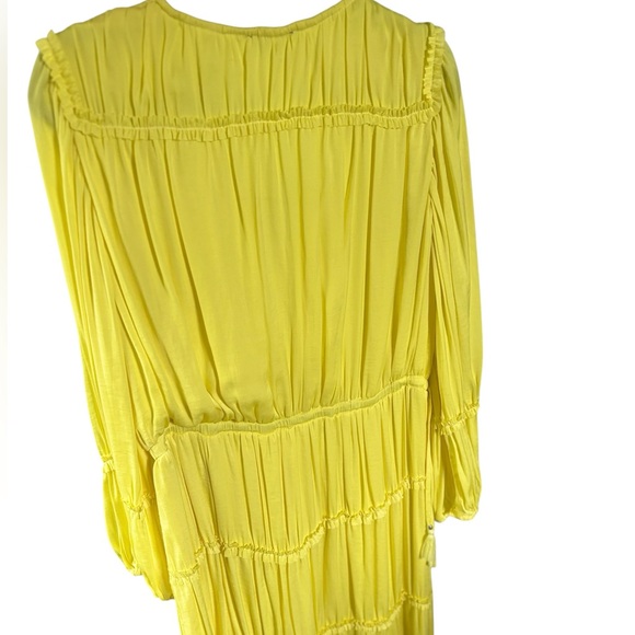 T TAHARI Cinched Waist Tiered Midi Dress, XL - Picture 8 of 11